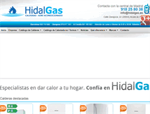 Tablet Screenshot of hidalgas.es